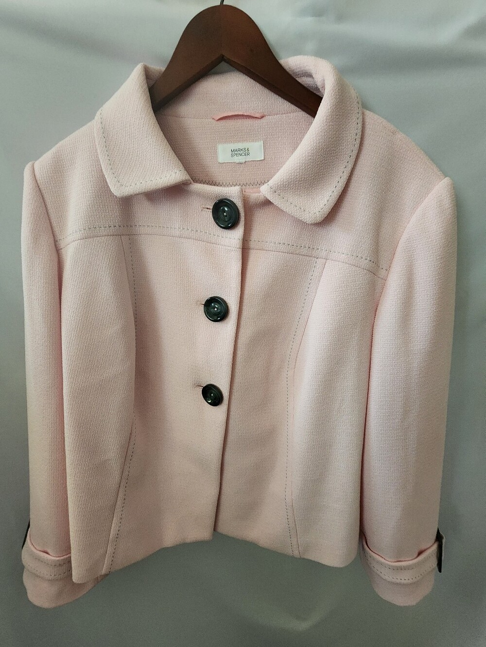 Marks And Spencer Pink Blazer. Size 18